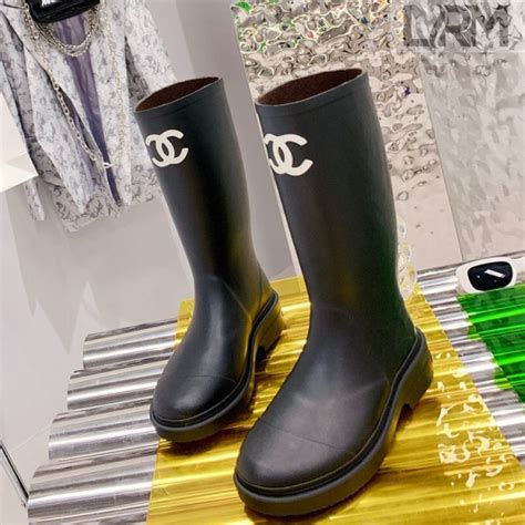 chanel rain boots price|chanel high heel boots.